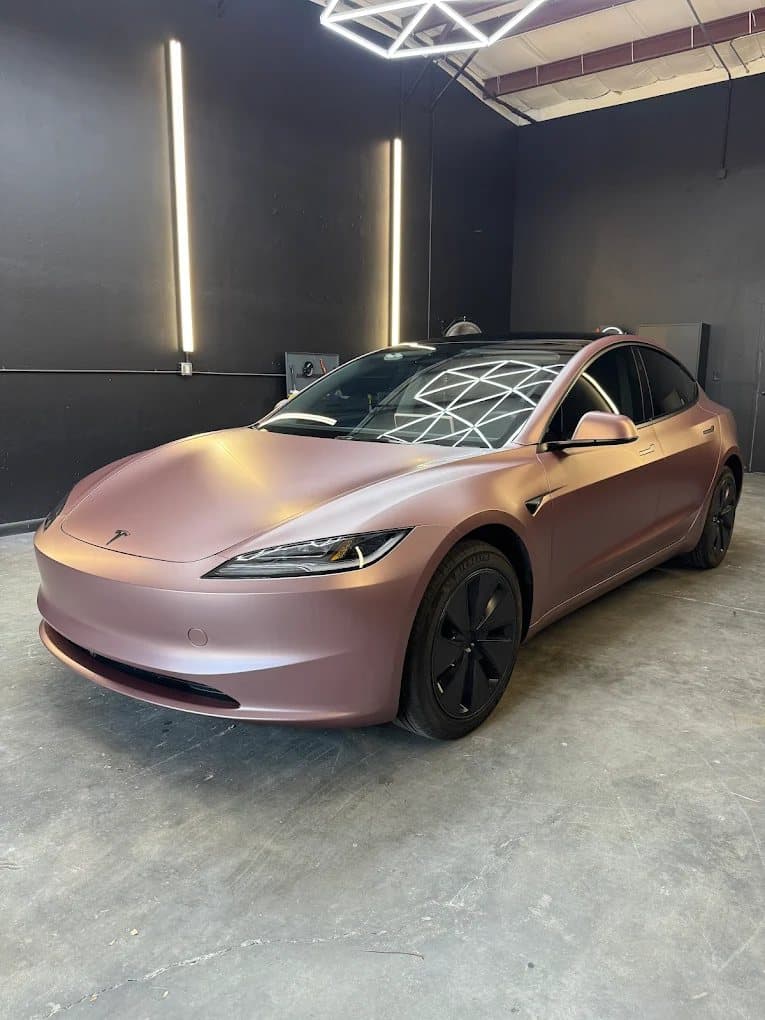 Detail of a finished vehicle wrap